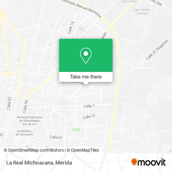 La Real Michoacana map