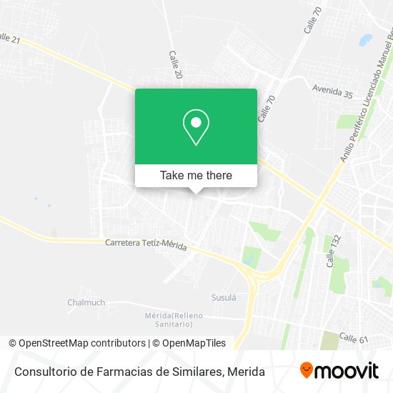 Consultorio de Farmacias de Similares map