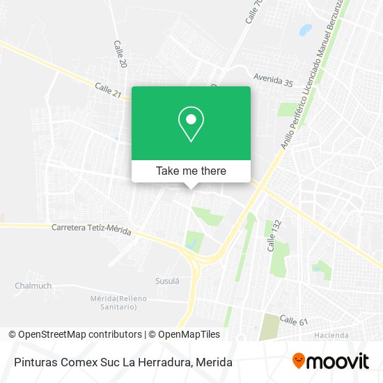 Mapa de Pinturas Comex Suc La Herradura
