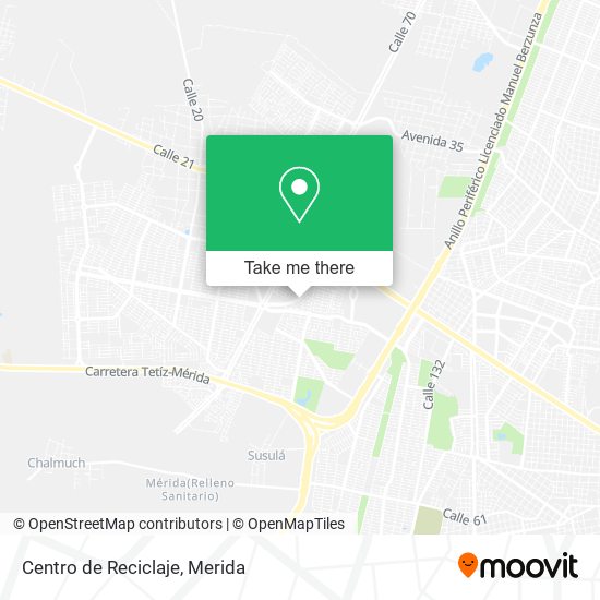 Mapa de Centro de Reciclaje