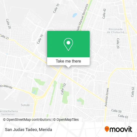 San Judas Tadeo map