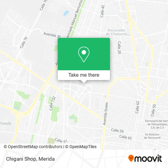 Chigani Shop map