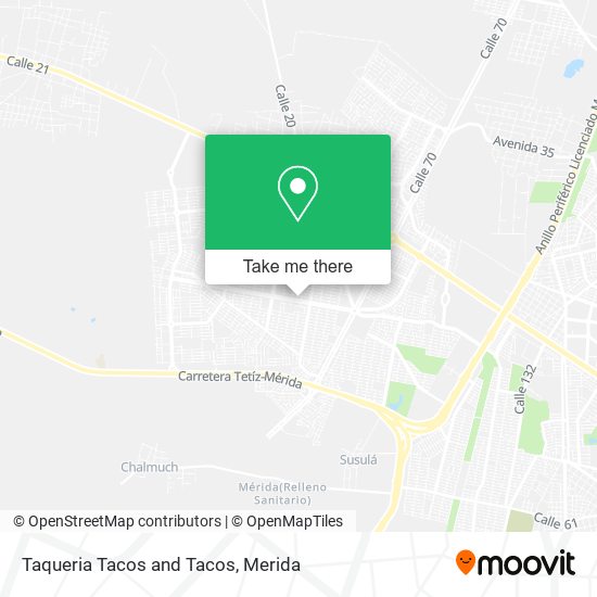 Taqueria Tacos and Tacos map