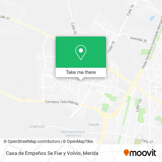 Mapa de Casa de Empeños Se Fue y Volvio