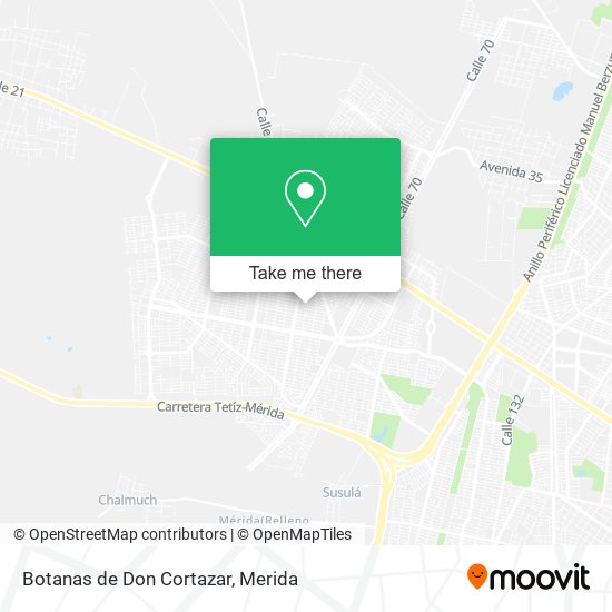 Mapa de Botanas de Don Cortazar