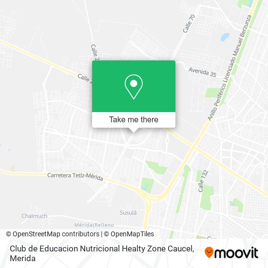Club de Educacion Nutricional Healty Zone Caucel map