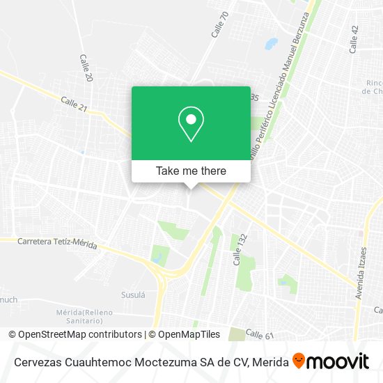 Cervezas Cuauhtemoc Moctezuma SA de CV map