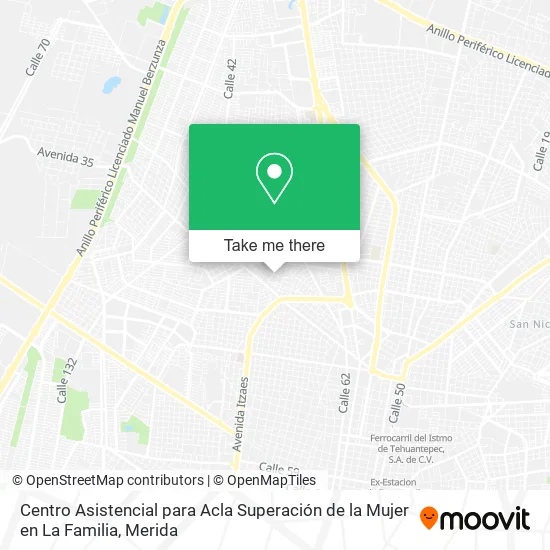 Centro Asistencial para Acla Superación de la Mujer en La Familia map