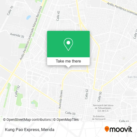 Kung Pao Express map