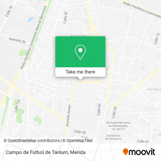 Campo de Futbol de Tanlum map