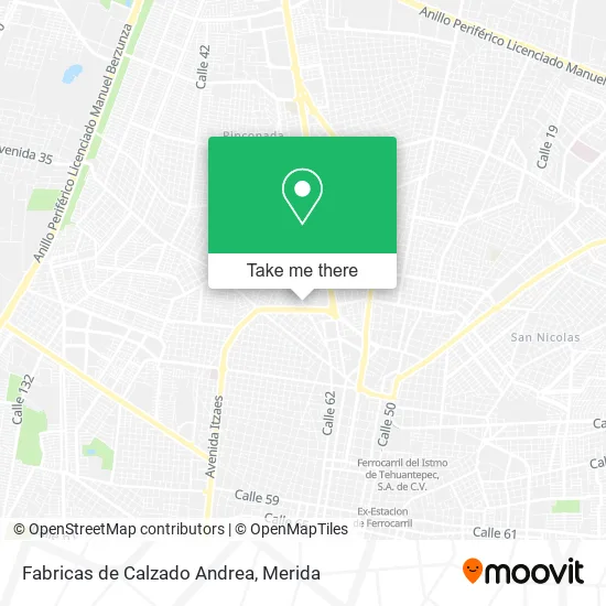 Mapa de Fabricas de Calzado Andrea