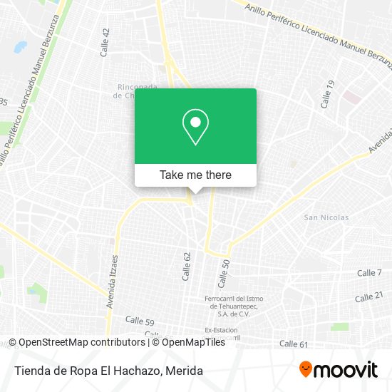 Tienda de Ropa El Hachazo map