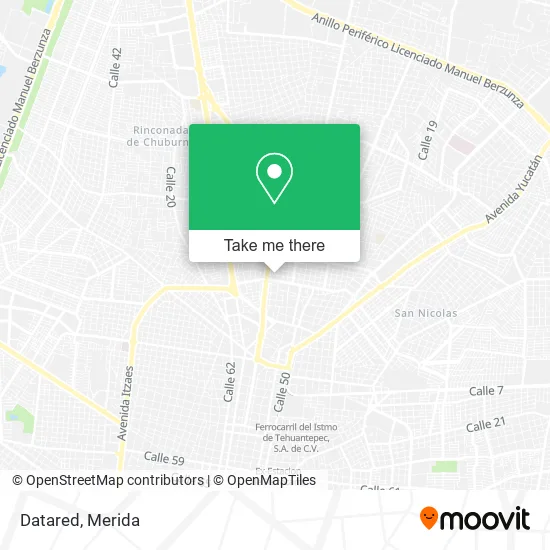 Mapa de Datared
