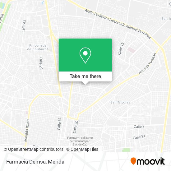 Mapa de Farmacia Demsa