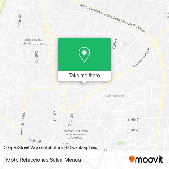 Moto Refacciones Selen map