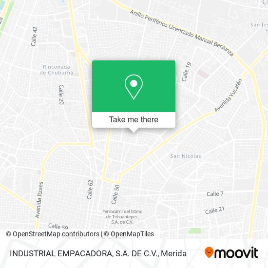 INDUSTRIAL EMPACADORA, S.A. DE C.V. map