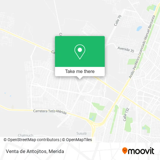 Venta de Antojitos map