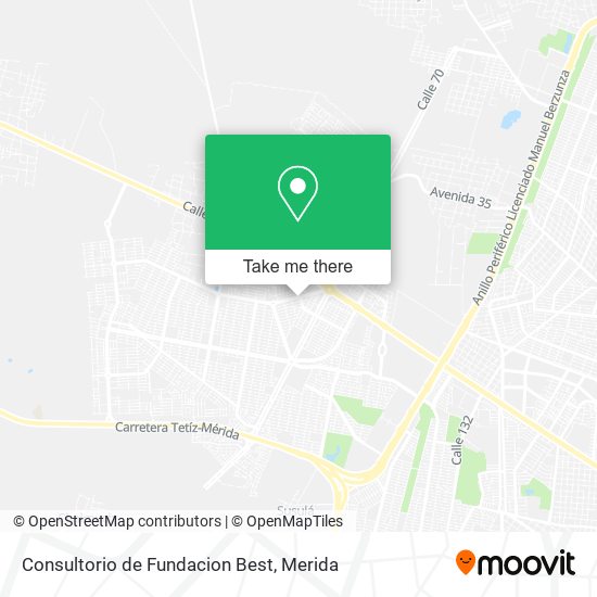 Consultorio de Fundacion Best map