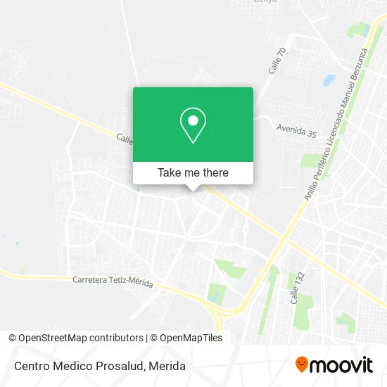 Mapa de Centro Medico Prosalud