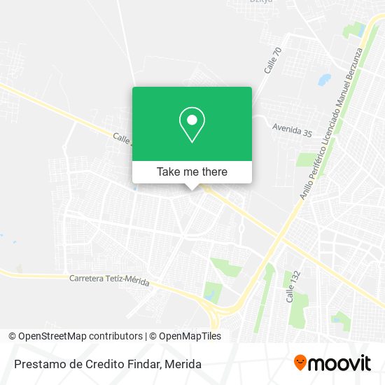 Prestamo de Credito Findar map