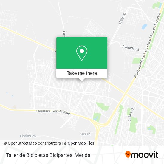 Mapa de Taller de Bicicletas Bicipartes