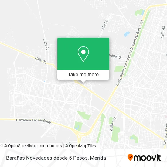 Barañas Novedades desde 5 Pesos map