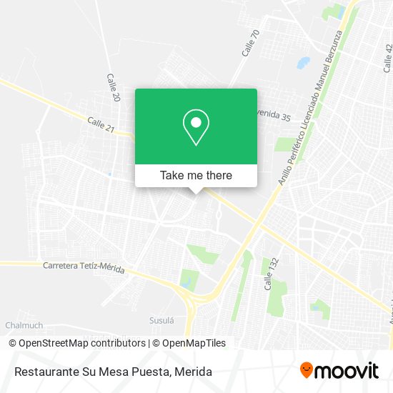 Restaurante Su Mesa Puesta map