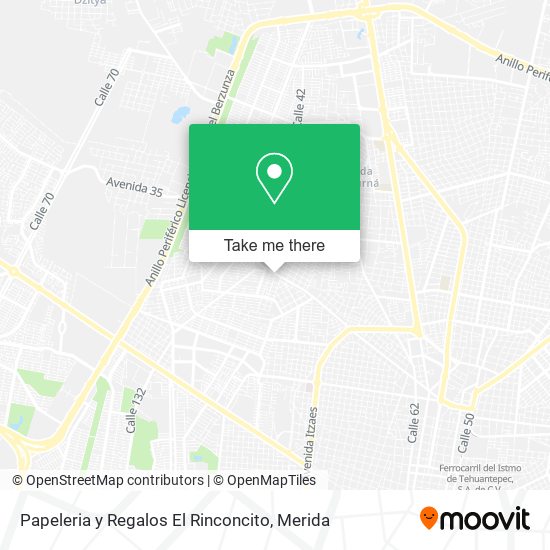 Papeleria y Regalos El Rinconcito map