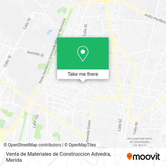 Venta de Materiales de Construccion Advedra map