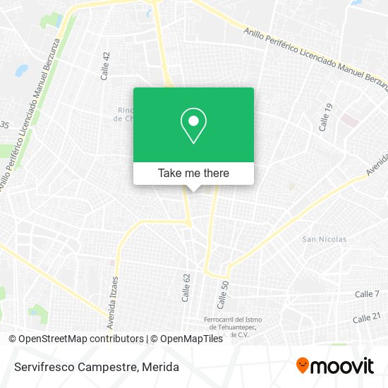 Mapa de Servifresco Campestre