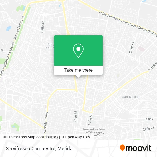 Servifresco Campestre map