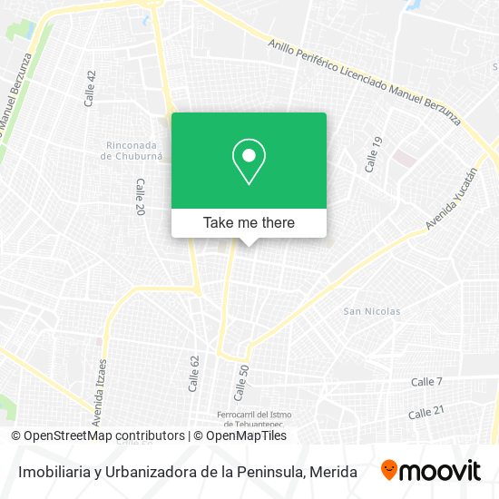Imobiliaria y Urbanizadora de la Peninsula map