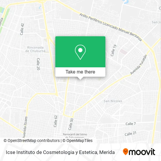 Icse Instituto de Cosmetologia y Estetica map