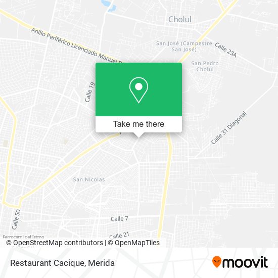 Mapa de Restaurant Cacique