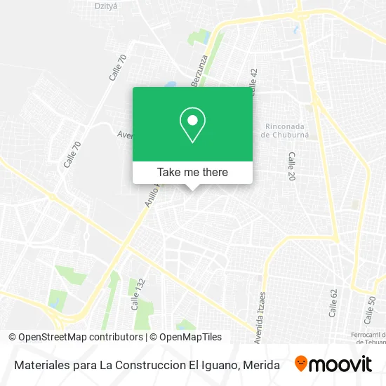 Mapa de Materiales para La Construccion El Iguano