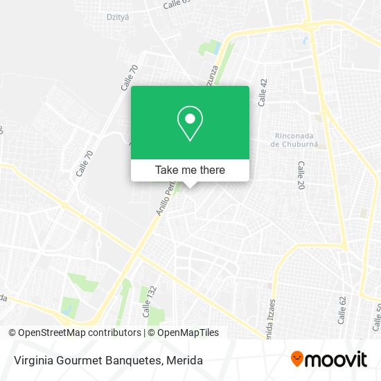 Mapa de Virginia Gourmet Banquetes