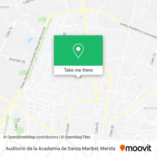 Auditorio de la Academia de Danza Maribel map