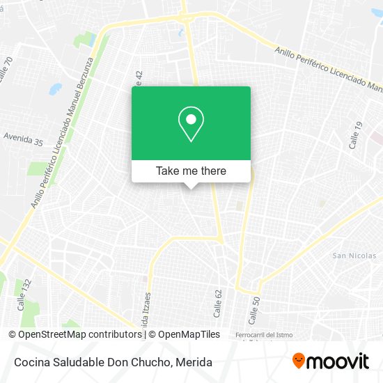 Cocina Saludable Don Chucho map