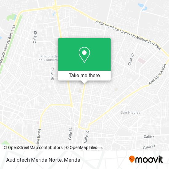 Audiotech Merida Norte map