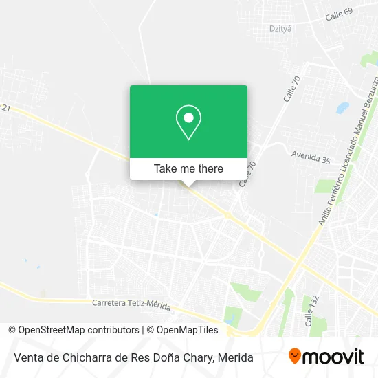 Venta de Chicharra de Res Doña Chary map