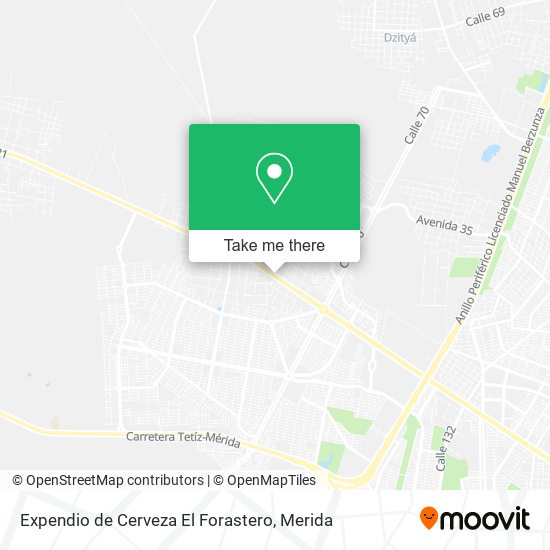 Expendio de Cerveza El Forastero map