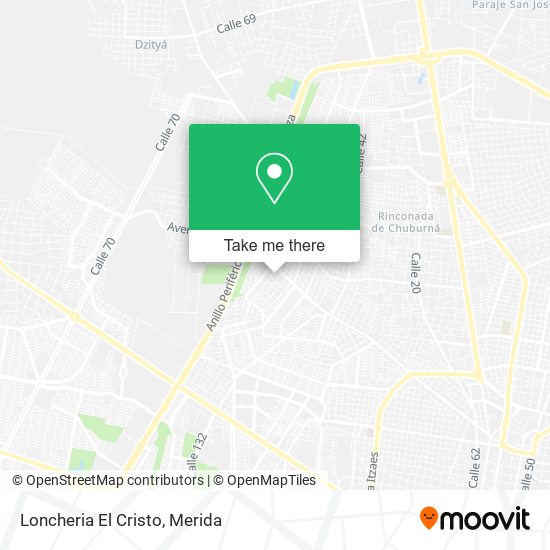 Mapa de Loncheria El Cristo