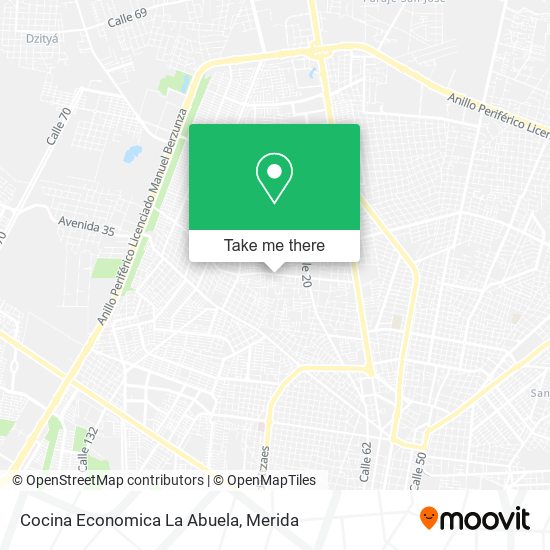 Mapa de Cocina Economica La Abuela