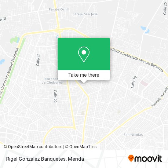 Mapa de Rigel Gonzalez Banquetes
