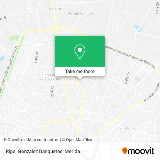 Mapa de Rigel Gonzalez Banquetes