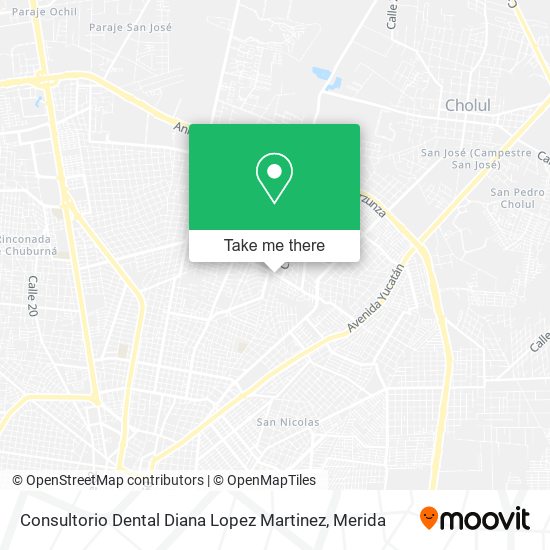 Consultorio Dental Diana Lopez Martinez map