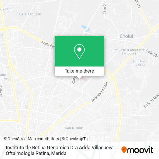 Instituto de Retina Genomica Dra Adda Villanueva Oftalmologia Retina map