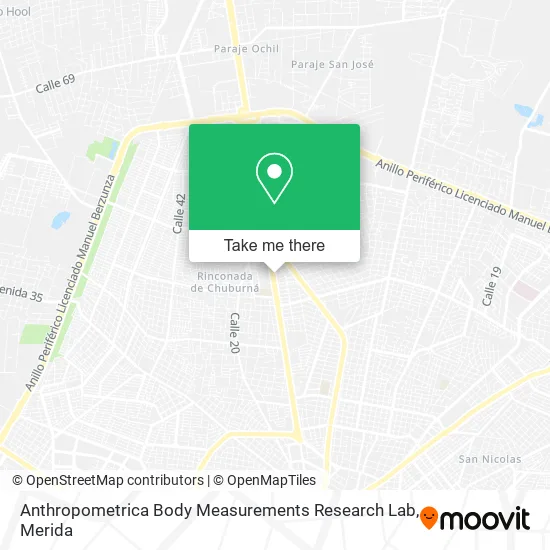 Anthropometrica Body Measurements Research Lab map