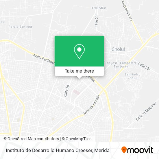 Instituto de Desarrollo Humano Creeser map
