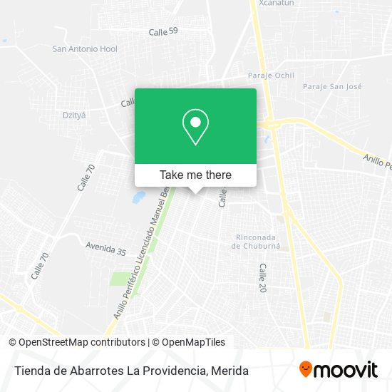 Tienda de Abarrotes La Providencia map